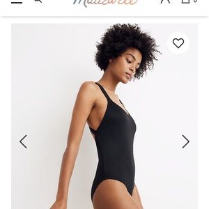 Madewell Second Wave Crisscross One-Piece Swimsuit